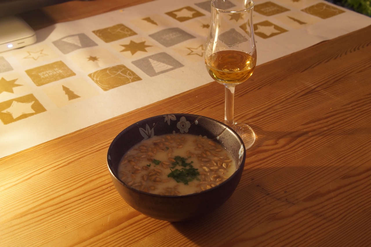 Stilton-Salbei-Suppe mit Whisky 1848